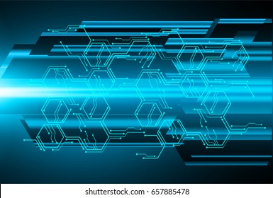 future technology, blue cyber security concept background, abstract hi speed digital internet.motion move blur. pixel. vector