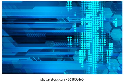 future technology, blue cyber security concept background, abstract hi speed digital internet.motion move blur. pixel. vector