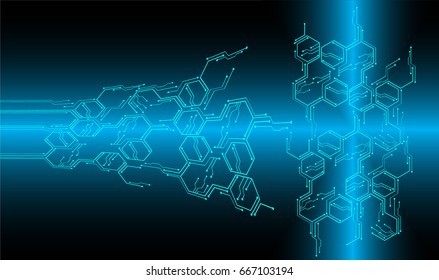 future technology, blue cyber security concept background, abstract hi speed digital internet.motion move blur. pixel. vector