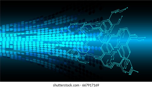 future technology, blue cyber security concept background, abstract hi speed digital internet.motion move blur. pixel. vector
