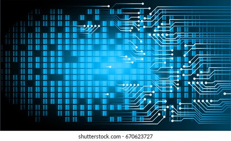 future technology, blue cyber security concept background, abstract hi speed digital internet.motion move blur. pixel. vector