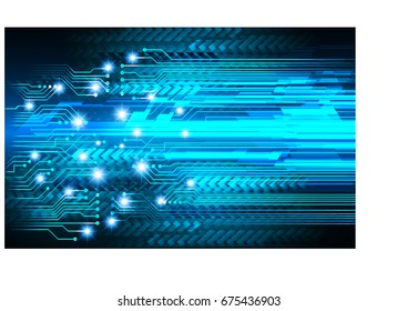 future technology, blue cyber security concept background, abstract hi speed digital internet.motion move blur. pixel. arrow