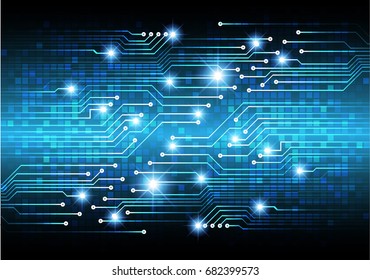future technology, blue cyber security concept background, abstract hi speed digital internet.motion move blur. pixel. vector