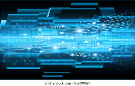 future technology, blue cyber security concept background, abstract hi speed digital internet.motion move blur. pixel. vector