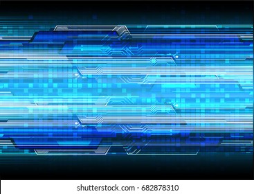 future technology, blue cyber security concept background, abstract hi speed digital internet.motion move blur. pixel. vector