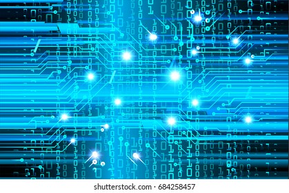future technology, blue cyber security concept background, abstract hi speed digital internet.motion move blur. pixel. vector