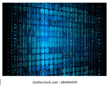 future technology, blue cyber security concept background, abstract hi speed digital internet.motion move blur. pixel. vector