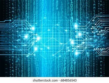 future technology, blue cyber security concept background, abstract hi speed digital internet.motion move blur. pixel. vector