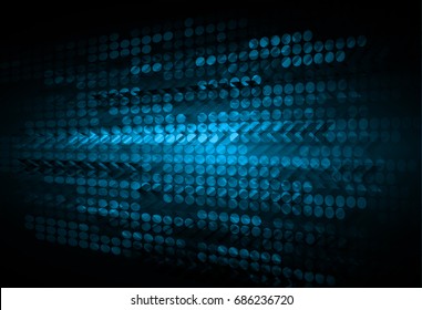 future technology, blue cyber security concept background, abstract hi speed digital internet.motion move blur. pixel. vector