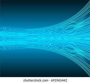 future technology, blue cyber security concept background, abstract hi speed digital internet.motion move blur. pixel. vector