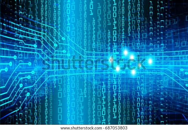 未来科技 蓝色网络安全概念背景库存矢量图 免版税 未来科技 蓝色网络安全概念背景库存矢量图 免版税