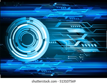 future technology, blue eye cyber security concept background, abstract hi speed digital internet.motion move speed blur. pixel eyeball vector