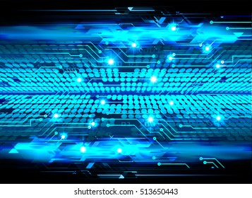 future technology, blue eye cyber security concept background, abstract hi speed digital internet.motion move speed blur. pixel eyeball vector