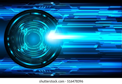 future technology, blue eye cyber security concept background, abstract hi speed digital internet.motion move speed blur. pixel eyeball vector