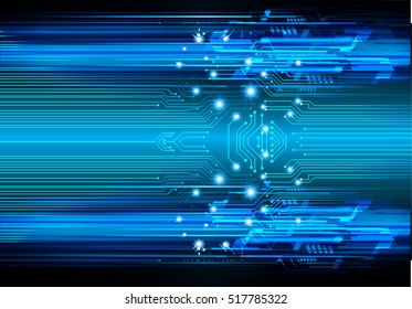 future technology, blue eye cyber security concept background, abstract hi speed digital internet.motion move speed blur. pixel eyeball