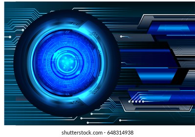 future technology, blue eye cyber security concept background, abstract hi speed digital internet.motion move blur. pixel. vector