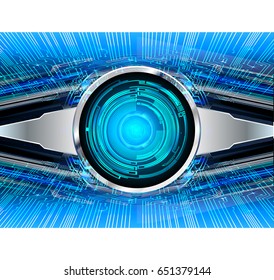 future technology, blue eye cyber security concept background, abstract hi speed digital internet.motion move blur. pixel. vector