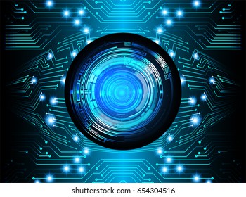 future technology, blue eye cyber security concept background, abstract hi speed digital internet.motion move blur. pixel. vector