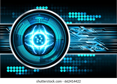 future technology, blue eye cyber security concept background, abstract hi speed digital internet.motion move blur. pixel. vector