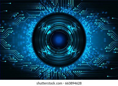 future technology, blue eye cyber security concept background, abstract hi speed digital internet.motion move blur. pixel.