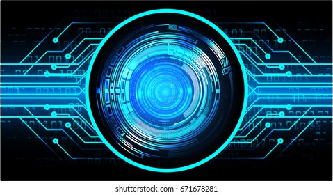 future technology, blue eye cyber security concept background, abstract hi speed digital internet.motion move blur. pixel. vector