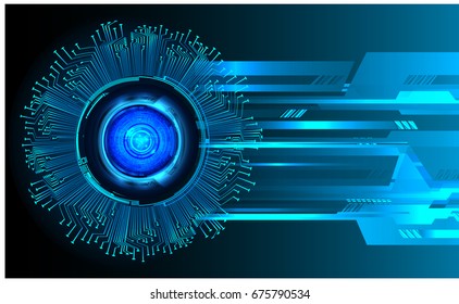 future technology, blue eye cyber security concept background, abstract hi speed digital internet.motion move blur. pixel. vector