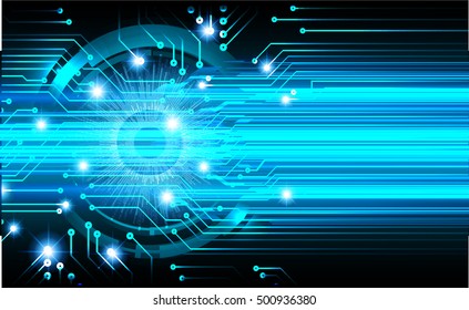 future technology, blue eye light cyber security concept background, abstract hi speed digital data internet website. motion move speed blur. pixel vector eyeball