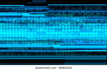 future technology, blue light cyber security concept background, abstract hi speed digital data internet website. motion move speed blur. pixel