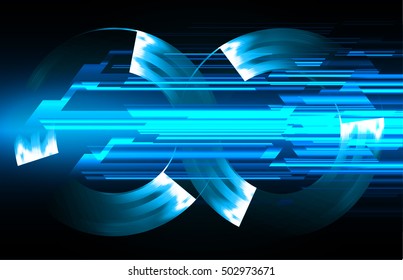 future technology, blue light cyber security concept background, abstract hi speed digital data internet website. motion move speed blur. pixel vector
