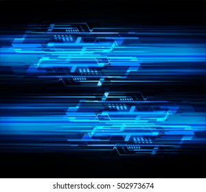 future technology, blue light cyber security concept background, abstract hi speed digital data internet website. motion move speed blur. pixel vector