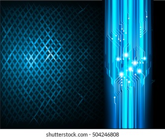 future technology, blue light cyber security concept background, abstract hi speed digital data internet website. motion move speed blur. pixel vector