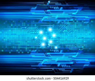 future technology, blue light cyber security concept background, abstract hi speed digital data internet website. motion move speed blur. pixel vector