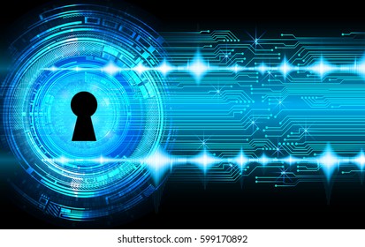 future technology, blue security concept background, abstract hi speed digital internet.motion move blur. pixel . key vector