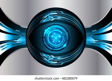 future technology, blue silver cyber security concept background, abstract hi speed digital internet.motion move speed blur