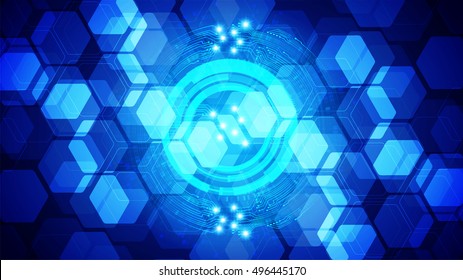 future technology, blue silver eye light cyber security concept background, abstract hi speed digital data internet website. motion move speed blur. vector eyeball. pixel
