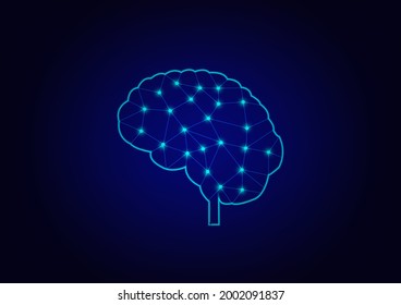 future technology brain Used in decoration, editing, making advertisements, flyers, magazines.