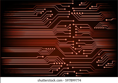future technology, Circuit  orange cyber security concept background, abstract hi speed digital internet.motion move blur. pixel . vector