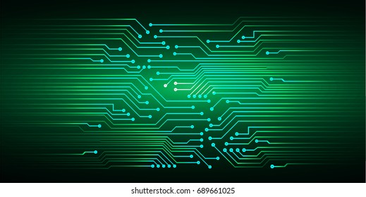 future technology, green circuit cyber security concept background, abstract hi speed digital internet.motion move blur. pixel. sci fi vector