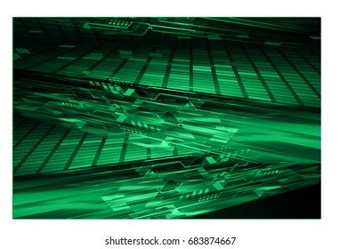 future technology, green cyber security concept background, abstract hi speed digital internet.motion move blur. pixel. vector