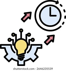 Future Technology Icon Element For Design