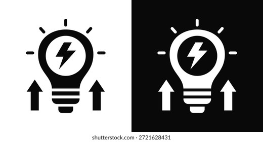 Icono de Tecnología del futuro estilo de fondo blanco y negro