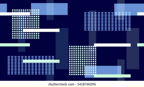 Future Technology Neon Background Street Lights Night Life Lines, Stripes. Internet Technology, High Speed Moving Horizontal Polygons. Space Vector Background Neon Geometric Night City Moving Lines.