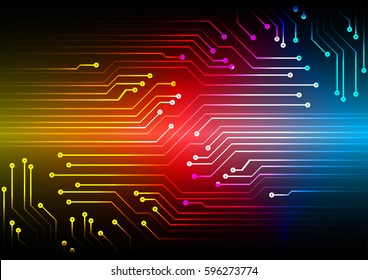 future technology, orange red blue cyber security concept background, abstract hi speed digital internet.motion move blur. pixel . vector