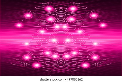future technology, pink light cyber security concept background, abstract hi speed digital data internet website. motion move speed blur. vector