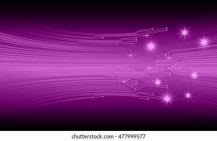 future technology, purple cyber security concept background, abstract hi speed digital internet technology
