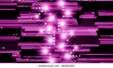 future technology, purple cyber security concept background, abstract hi speed digital internet.motion move speed blur. vector
