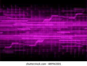 future technology, purple cyber security concept background, abstract hi speed digital internet.motion move speed blur. vector