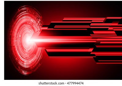 future technology, red cyber security concept background, abstract hi speed digital internet technology