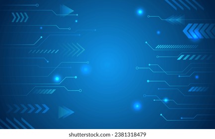 Future technology style gradient background