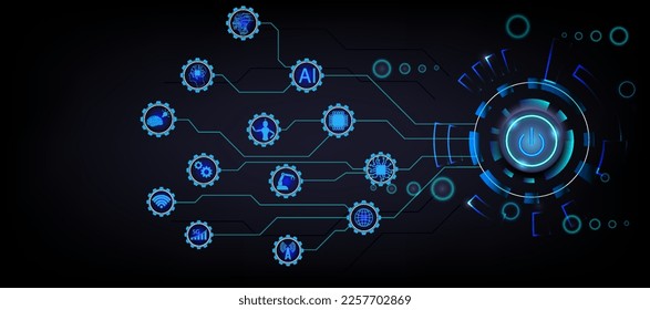 future of technology tools,Innovation system connecting future technologies.tech of future illustration.vector